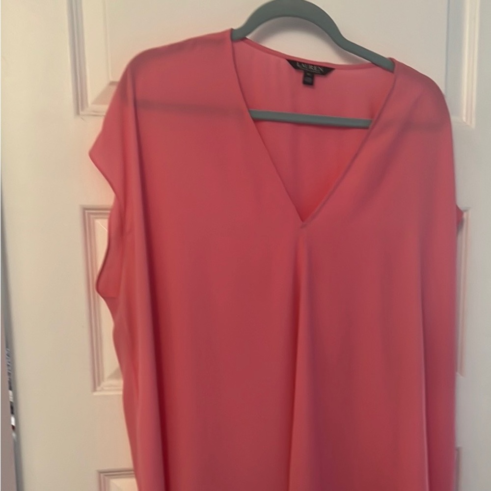 Lauren long pink t tunic